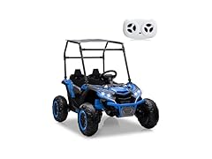 24V Ride on Cars for Kids, Blue