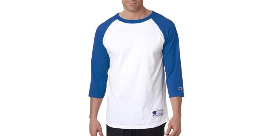 Champion Men's Raglan Baseball T-Shirt