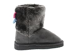 Girls' Warm Boots: Shades of Grey