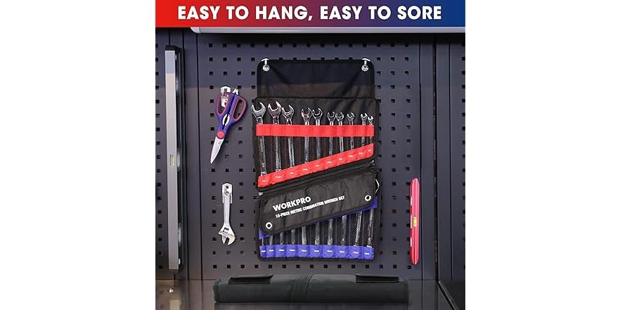 WORKPRO 20-piece Combination Wrench Set Blue