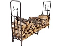 Indoor/Outdoor 6' Firewood Log Rack