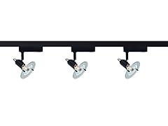3-Light 4 ft Track Lighting Kit -Black