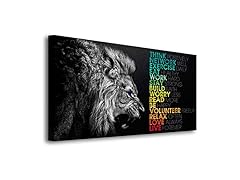 Animal Lion Canvas Wall Art