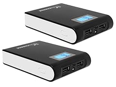 JuicyPack 10,400 mAh Dual USB Power Bank - 2pk