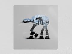 "Walking Through Space" Metal Poster