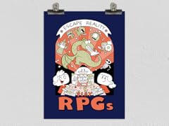 Escape Reality, Play RPGs Poster