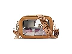 Clear Crossbody Bag with Guitar Strap