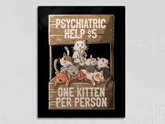 One Kitten Per Person 11" x 14" Metal Poster