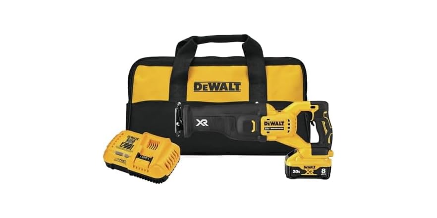 DEWALT DCS368W1 20V MAX* XR Reciprocating Saw Kit