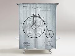 Mckenzie Velocipede Gray Shower Curtain