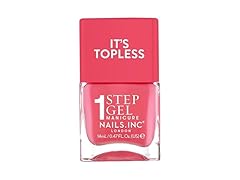 Nails Inc It's Topless Gel-Like Nail Polish, Sofia, 0.47 Fl Oz