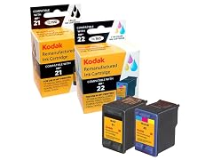 Compatible HP 21 Ink Cartridge Combo Pack (1 Black, 1 TriColor)