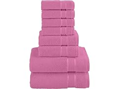Premium Cotton 8-Piece Towel Set