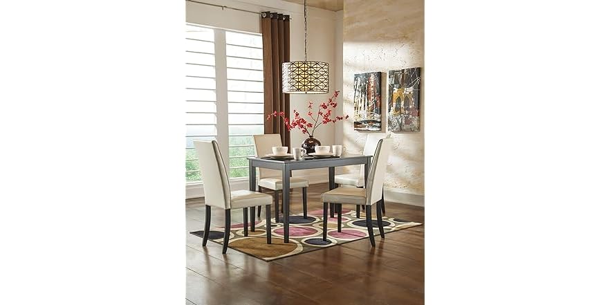 Ashley Kimonte Dining Room Table, Black