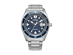 CITIZEN Stainless Steel Mens Eco-Drive Terra Force