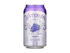 1CT Waterloo Sparkling Grape Sparkling, 12 oz.