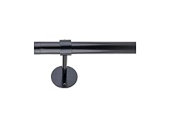 Fairmount 1in Cap Rod 72-144" Black