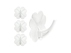 Self Adhesive Towel Hook 4pc White