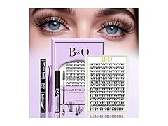 B&Qaugen Lash Cluster Kit, 280 PCS