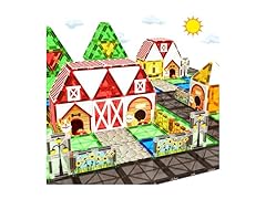 Magnetic Tiles Garden Farm Animal Set