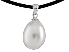 Dangling Silver Rubber Pendant