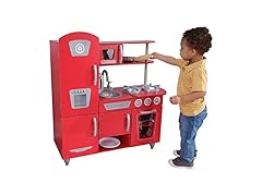 KidKraft Red Vintage Wooden Play Kitchen