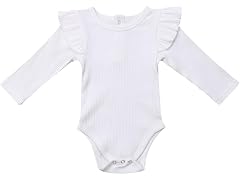 Ma&baby Girls (6-12 MOS) Infant Girl Long Bodysuit