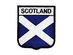 Country Flag Sew On Patch: Scotland