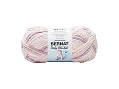 Bernat Baby Blanket Big Ball Yarn-Raspberry Kisses