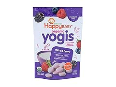 Organic Yogis Freeze-Dried Yogurt & Fruit Snacks Mixed Berry