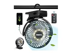FRIZCOL Clip on Fan Black