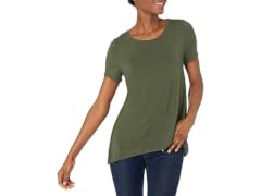 Amazon Essentials Women (L) T-shirt Dark Olive