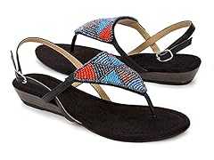 Muk Luks Women's Maya Sandals, Black