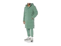 Amazon Essentials Men Hooded Long Puffer Coat