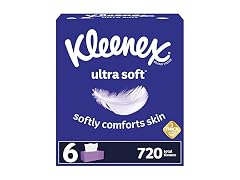 Kleenex Ultra Soft Facial Tissue 6 Boxes