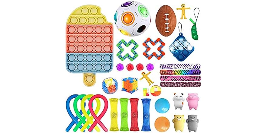 Ahsado 35 Pcs Fidget Toy Set