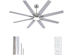 Newday 62 inch Large Ceiling Fan