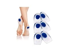Dr.Pedi Heel Cups for Heel Pain 3 Pairs Gel
