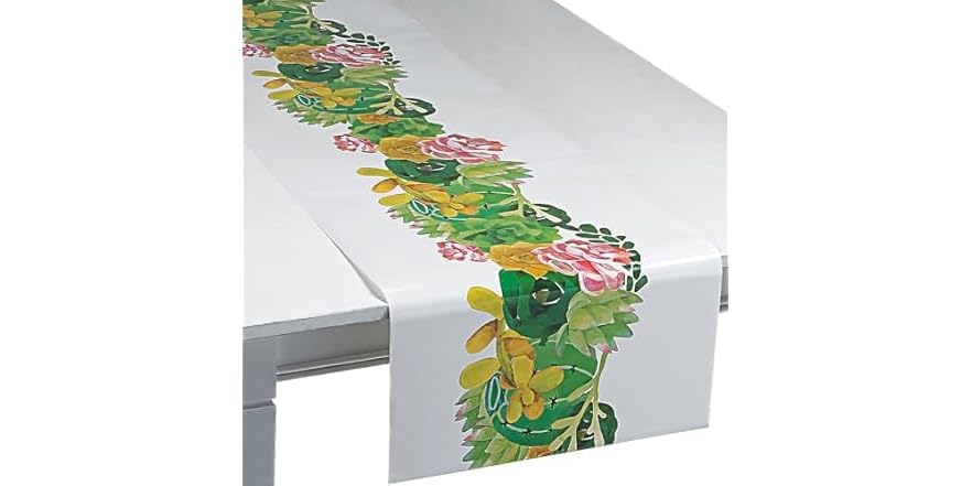 Fun Express - Cactus Flower Table Runner