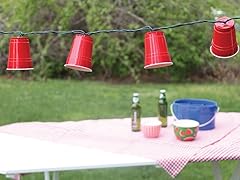 Red Party Cup String Lights 10 Count