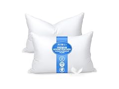 zibroges Feather Pillows Queen Set of 2