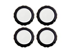 Lenox  Contempo Luxe Black Dinner Plates, Set of 4