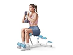 White/Blue Deep Squat Machine