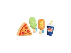 BarkBox Thrill Squeaker Snacks Dog Toy, 4Pc