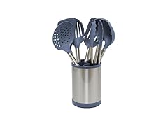 Glad Kitchen Utensils Set, 8pcs  Blue