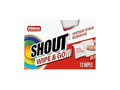 Shout Wipe and Go Stain Remover Wipes 12ct