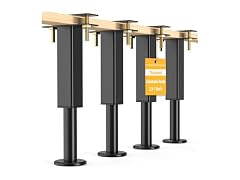 NESAPTO 4-Pack Metal Bed Risers 7-11in