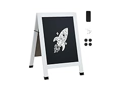 Sunnydaze Magnetic A-Frame Chalkboard 30"x20"