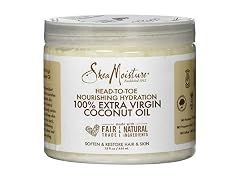 Shea Moisture 100 Extra Virgin Coconut Oil Head