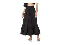 The Drop Women (XS) Anupa Cotton Tiered Midi Skirt